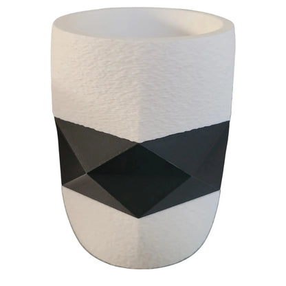 Pot à crayon 3D personnalisable rond et facette BEN-J-3DCREA