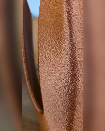 lampe tulipe détail bronze