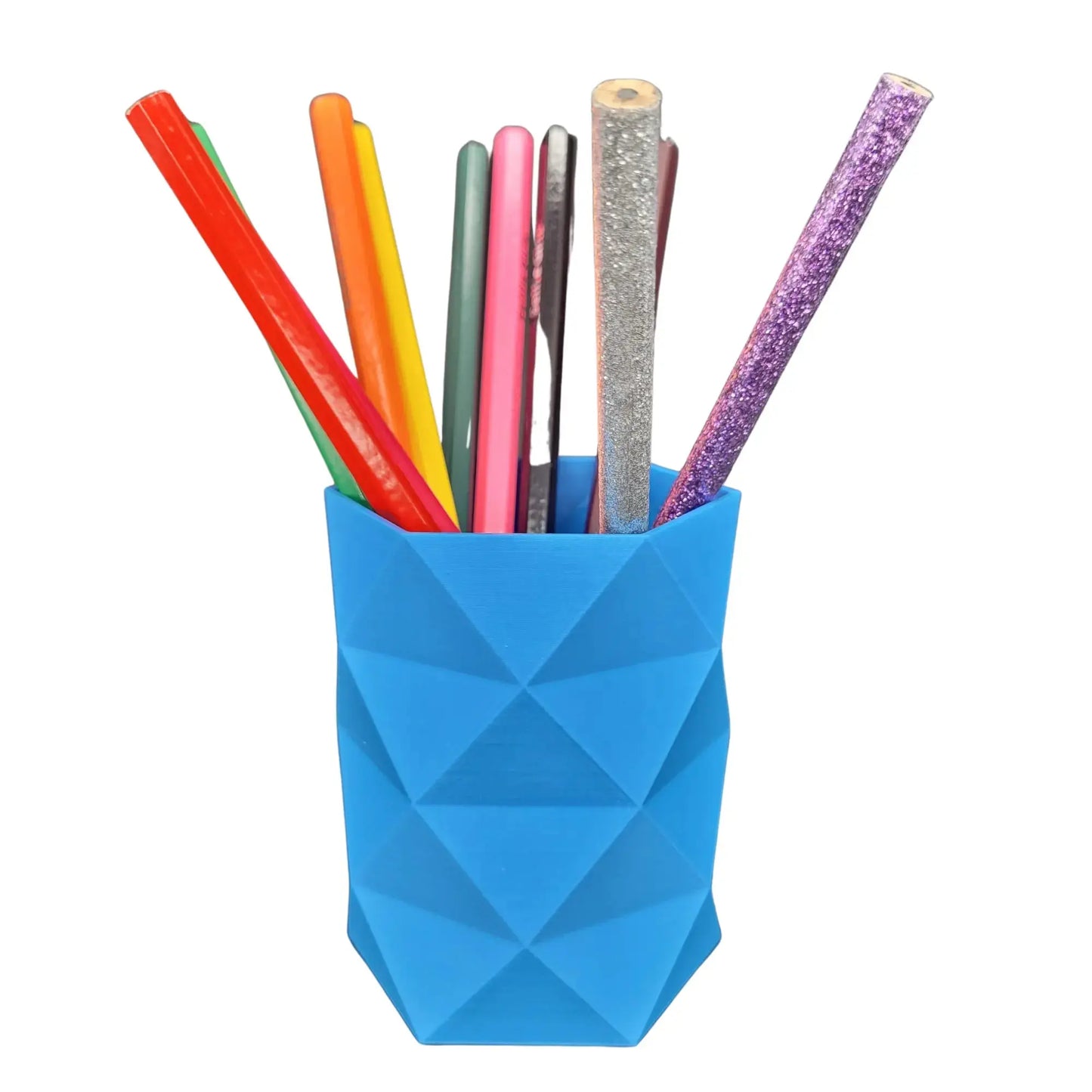 Pot à crayon à facette – Design Moderne et Durable – Fabrication Artisanale Française BEN-J-3DCREA
