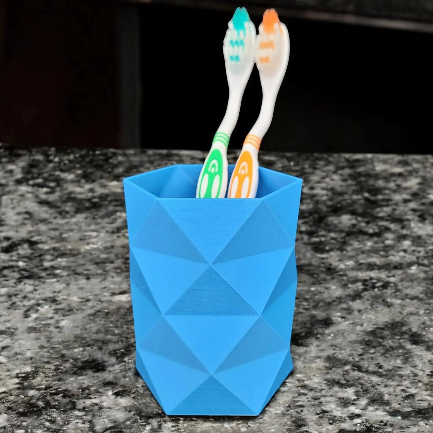 Pot à crayon à facette – Design Moderne et Durable – Fabrication Artisanale Française BEN-J-3DCREA