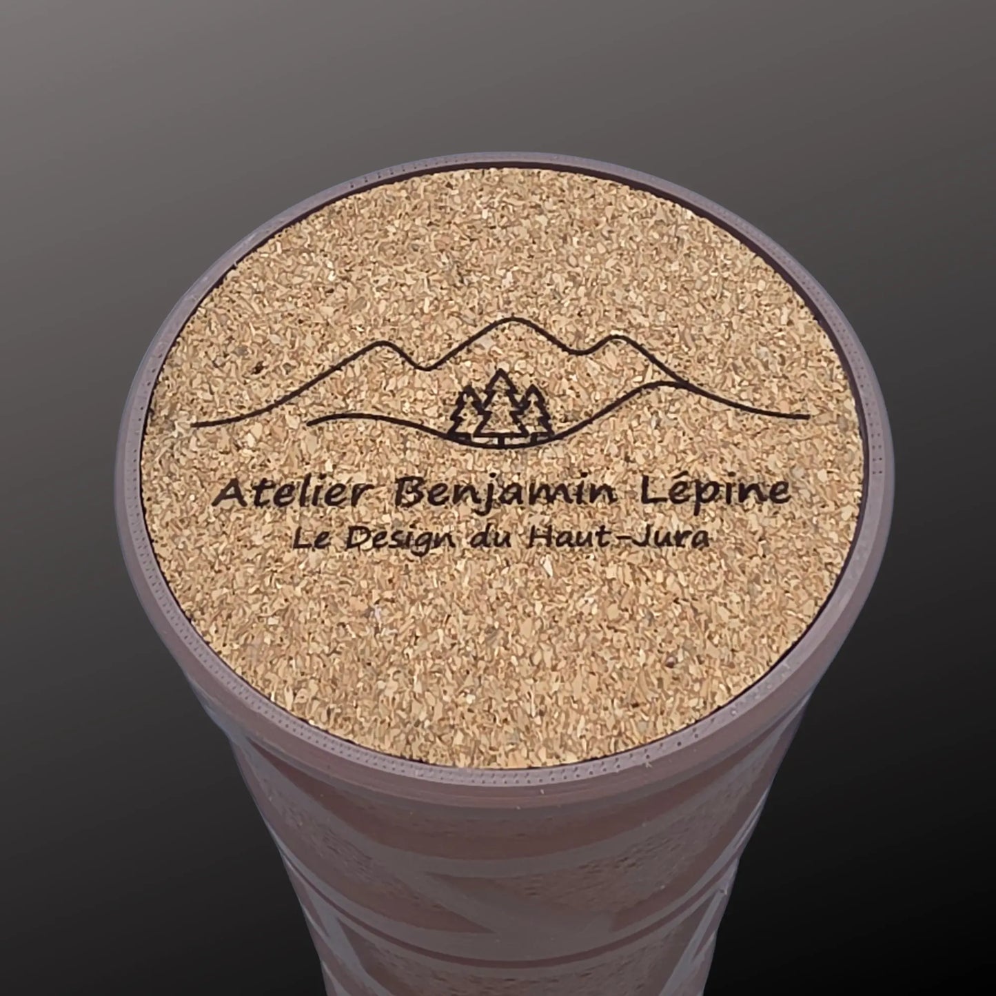 Moulin à Poivre et Sel Design Bois "L'Écorce" - Artisanal Jura
