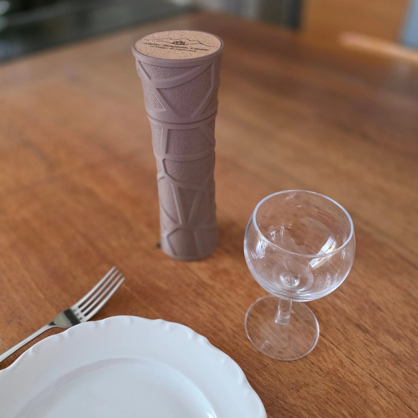 Moulin à Poivre et Sel Design Bois "L'Écorce" - Artisanal Jura