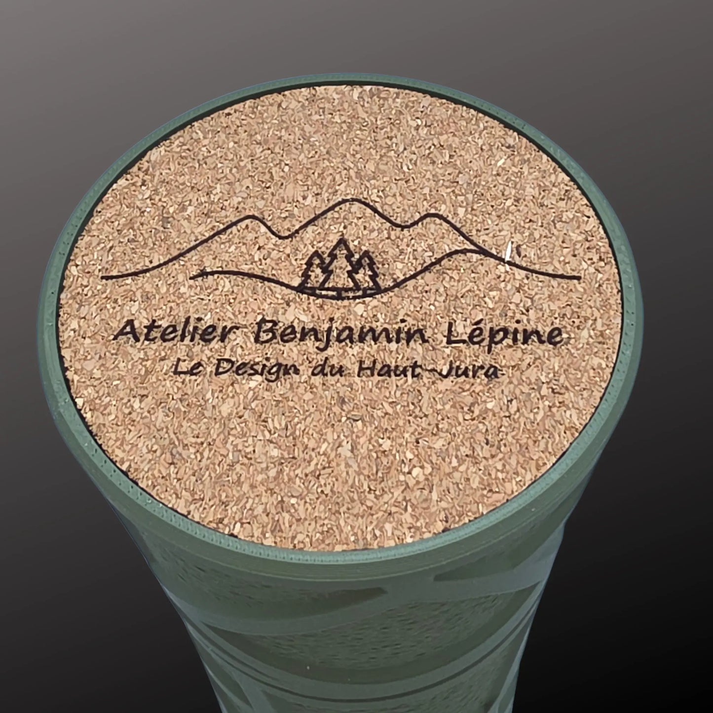 Moulin à Poivre et Sel Design Bois "L'Écorce" - Artisanal Jura