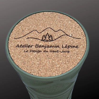 Moulin à Poivre et Sel Design Bois "L'Écorce" - Artisanal Jura
